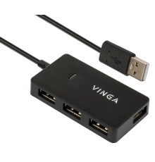 Концентратор Vinga USB2.0 to 4*USB2.0 HUB (VHA2A4)