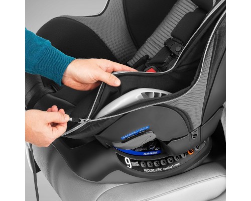 Автокрісло Chicco NextFit Zip Max Air Чорне із сірим (79671.46)