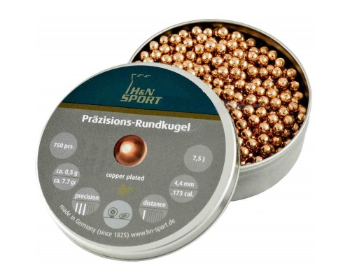 Пульки H&N Rund Verk 4,4 мм, 0.5 г, 750 шт/уп (91014400008)