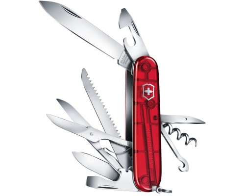 Ніж Victorinox Huntsman Transparent Red Blister (1.3713.TB1)