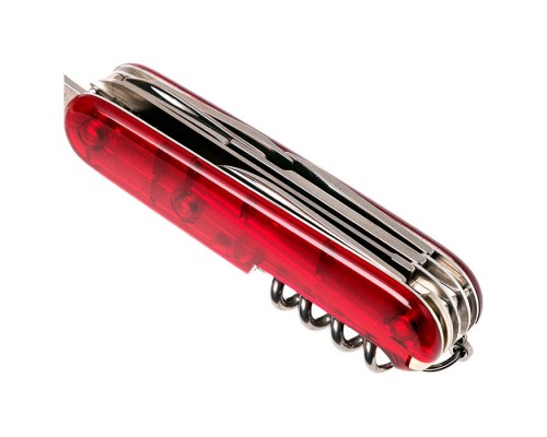 Ніж Victorinox Huntsman Transparent Red Blister (1.3713.TB1)