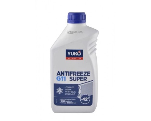 Антифриз Yuko -40 Super G11 синій 1л (4820070244472) 