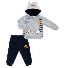 Спортивний костюм дитячий Breeze з тигриками (16109-92B-gray)