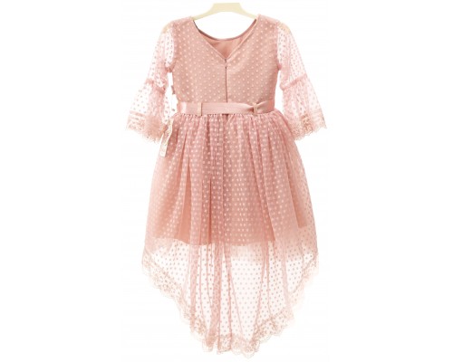 Плаття дитяче Tivido святкове з прикрасою (1866-128G-pink)