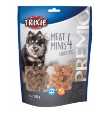 Ласощі для собак Trixie PREMIO 4 Meat Minis (курка, качка, яловичина, баранина) 4х10 (4011905318523)