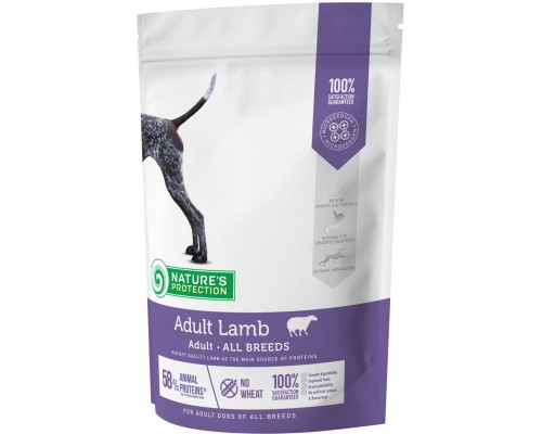 Сухий корм для собак Nature's Protection Adult Lamb All breeds 500 г (NPS45748)