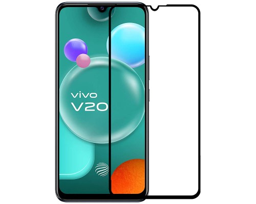Скло захисне PowerPlant Full screen Vivo V20, Black (GL609451)