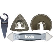 Насадка Einhell насадок для реноватора 4 шт, для плитки, KWB (708750)