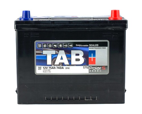 Акумулятор автомобільний TAB 75 Ah/12V Polar S Euro Japan (246 875)