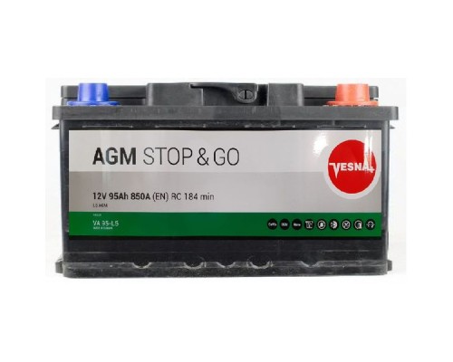 Акумулятор автомобільний Vesna 95 Ah/12V AGM Euro (314 090)