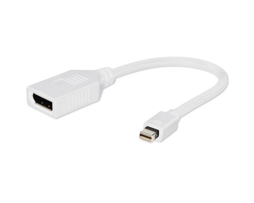 Перехідник mini DisplayPort to DisplayPort Cablexpert (A-mDPM-DPF-001-W) Перехідник mini DisplayPort to DisplayPort Cablexpert (A-mDPM-DPF-001-W)