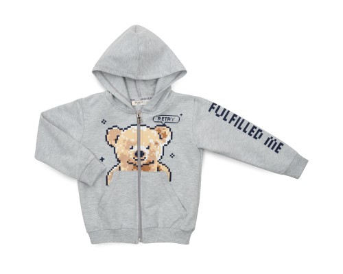 Спортивний костюм дитячий Breeze з ведмедиком (18105-110B-gray)