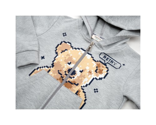 Спортивний костюм дитячий Breeze з ведмедиком (18105-110B-gray)