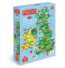 Пазл DoDo Мапа Великобританії та Ірландії (301160)