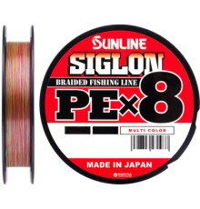 Шнур Sunline Siglon PE х8 150m 0.6/0.132mm 10lb/4.5kg Multi Color (1658.09.99)