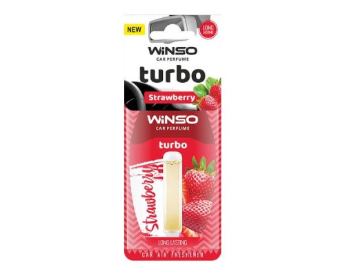 Ароматизатор для автомобіля WINSO Turbo Strawberry (532790) 