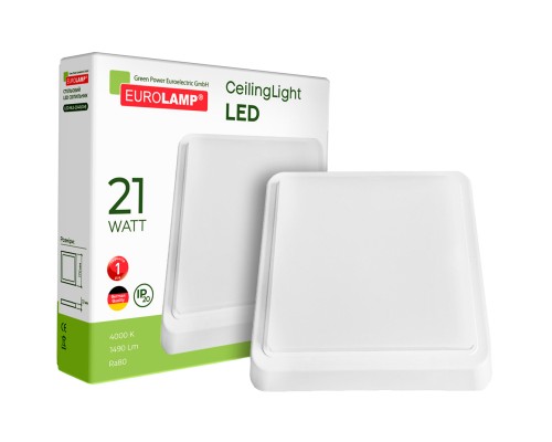 Світильник Eurolamp GM 21W 4000K (LED-NLS-21/40(GM))