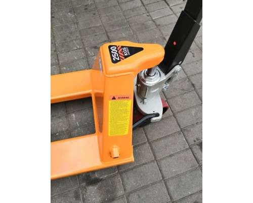 Візок гідравлічний Vulkan 2,5т/1150мм, колір - жовтий посилена (SYP- IIK / 2500kg Y 540x1150mm)