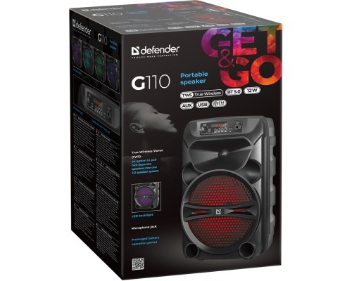 Акустична система Defender G110 12W Black (65110) 