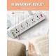Мережевий фільтр живлення LDNIO SC10610, 5роз + 3USB (SC10610)