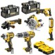Набір електроіструментів DeWALT 6 од., 3*5Ah, 2 кейси TOUGH SYSTEM (DCK623P3)