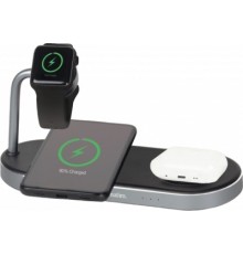 Зарядний пристрій Verbatim 3in1 Apple Watch and Dual iPhone Charging Stand (49557)