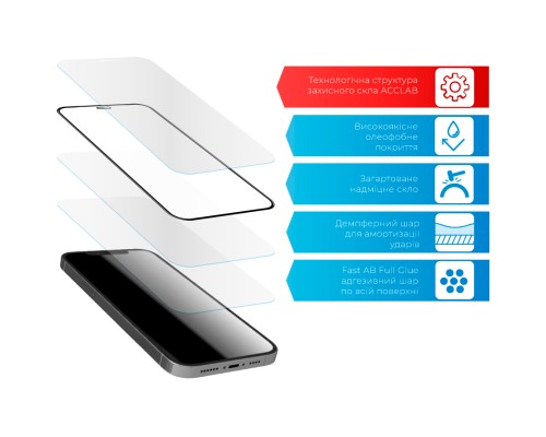 Скло захисне ACCLAB Full Glue Samsung S23 (1283126559624)