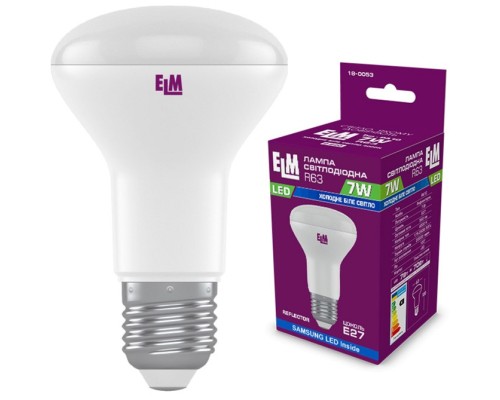 Лампочка ELM R63 7W PA10 E27 4000К (18-0053.)