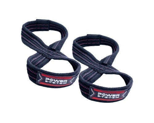 Кистьові лямки Power System PS-3405 Figure 8 Black/Red L/XL (3405RD-5)