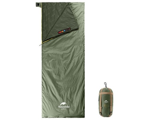 Спальний мішок Naturehike Summer надлегкий LW180 NH21MSD09 L (15C) M Light Green (6927595777930-L)