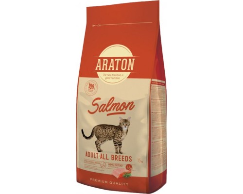 Сухий корм для кішок ARATON SALMON Adult All Breeds 15 кг (ART47464)