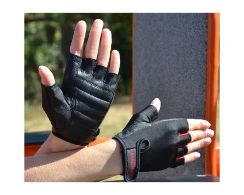 Рукавички для фітнесу MadMax MFG-251 Rainbow Rubine Red L (MFG-251-RED_L)