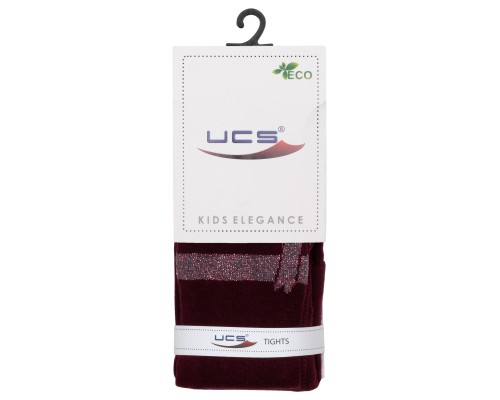 Колготки дитячі UCS Socks з бантом (M0C0301-1410-5G-burgundy)