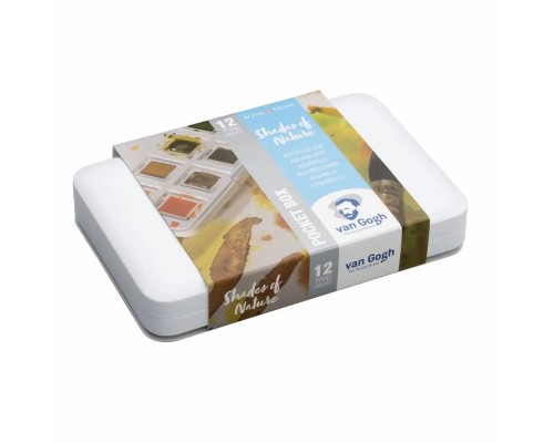 Акварельні фарби Royal Talens Van Gogh Pocket box Shades Of Nature 12 кольорів (8712079422806) Акварельні фарби Royal Talens Van Gogh Pocket box Shades Of Nature 12 кольорів (8712079422806)