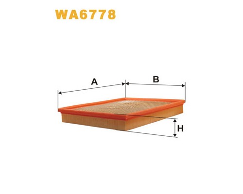 Повітряний фільтр для автомобіля Wixfiltron WA6778