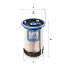 Фільтр паливний UFI 26.032.00