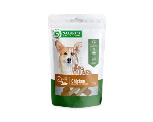 Ласощі для собак Nature's Protection with chicken 75 г (SNK46087) Ласощі для собак Nature's Protection with chicken 75 г (SNK46087)