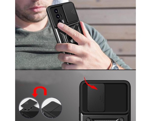 Чохол до мобільного телефона BeCover Military Poco F5 Pro Black (709997)