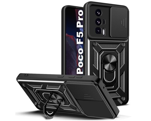 Чохол до мобільного телефона BeCover Military Poco F5 Pro Black (709997)