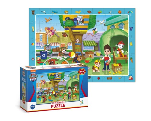 Пазл DoDo обсерваційний на 50 елементів Paw Patrol. Літні розваги (200464)