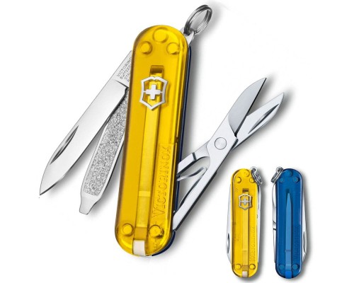 Ніж Victorinox Classic SD Ukraine Жовто-синій (0.6223.T81G.T2)