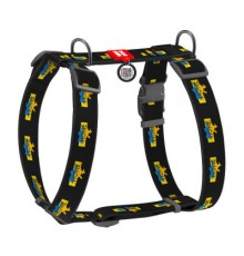 Шлея для собак WAUDOG Nylon анатомічна H-подібна з QR-паспортом 
