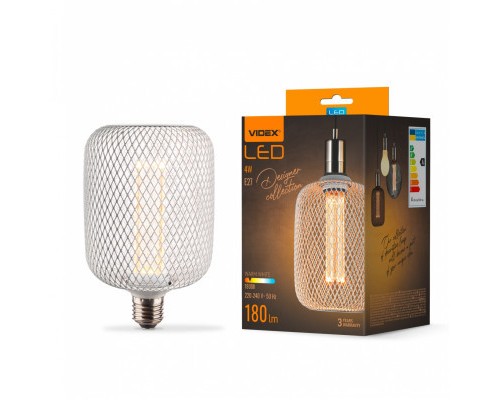Лампочка Videx Filament 4W E27 1800K White Chainmail style (VL-DWMC100162)