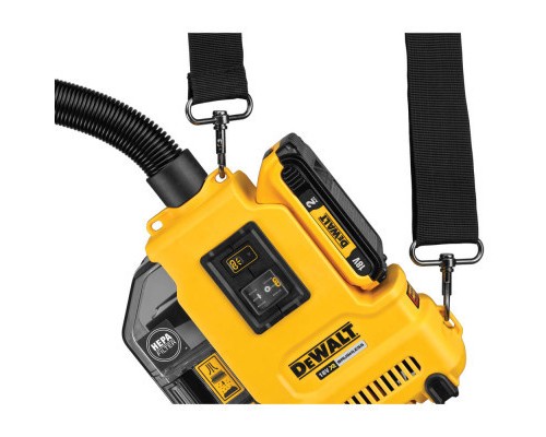 Пилосос будівельний DeWALT 18В XR Li-Ion, HEPA Filter, 1.65 кг (без АКБ та ЗУ) (DWH161N)