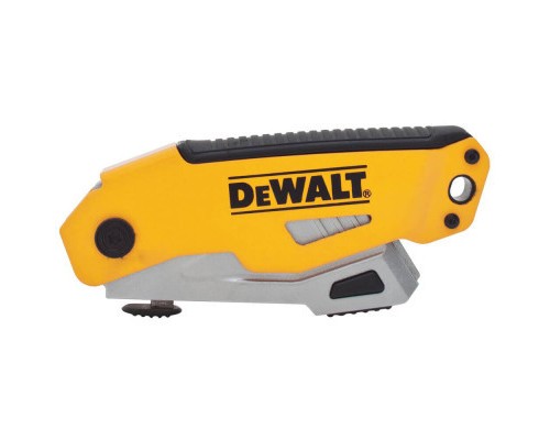 Ніж монтажний DeWALT складаний з висувним трапецеподібним лезом, 160мм, 3 леза (DWHT10261-0)