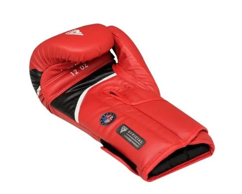 Боксерські рукавички RDX Aura Plus T-17 Red/Black 14 унцій (BGR-T17RB-14OZ+)