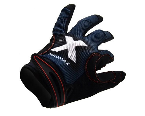 Рукавички для фітнесу MadMax MXG-102 X Gloves Black/Grey/White S (MXG-102-GRY_S)