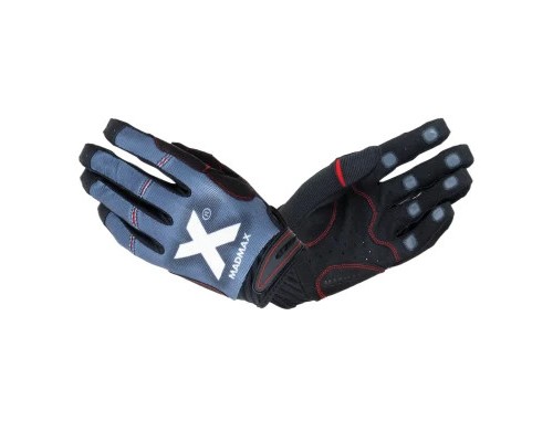 Рукавички для фітнесу MadMax MXG-102 X Gloves Black/Grey/White S (MXG-102-GRY_S)