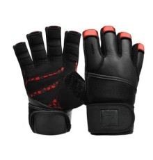 Рукавички для фітнесу RDX L7 Micro Plus Red/Black L (WGL-L7R-L+)