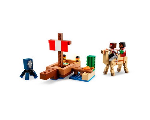 Конструктор LEGO Minecraft Подорож на піратському кораблі (21259-)